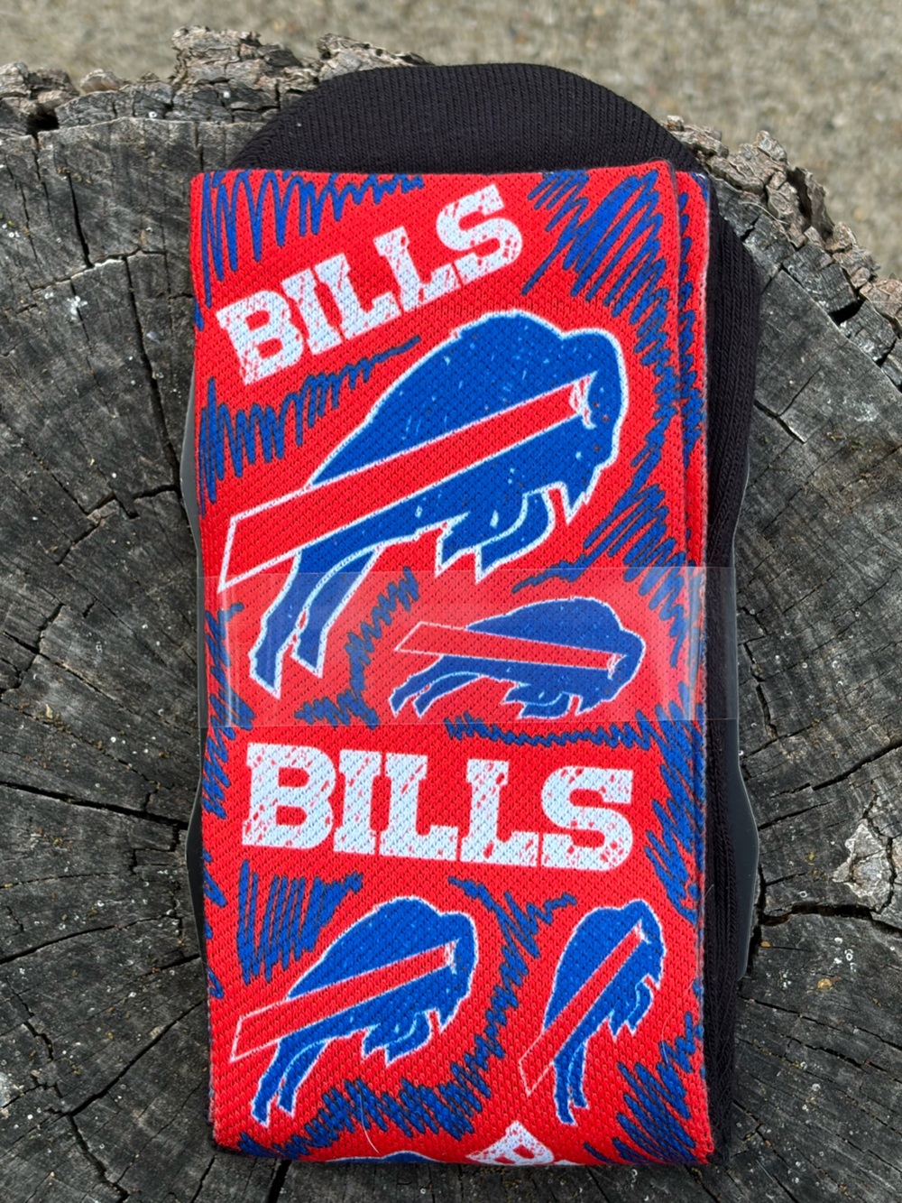 Men's NFL Buffalo Casual Crew Socks - Red/Blue